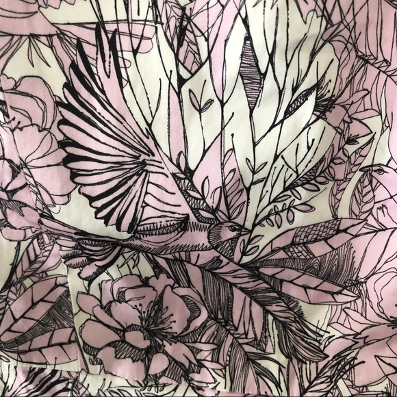 French Connection flight of fancy cap sleeve cotton mini floral dress size 4 - Picture 5 of 8